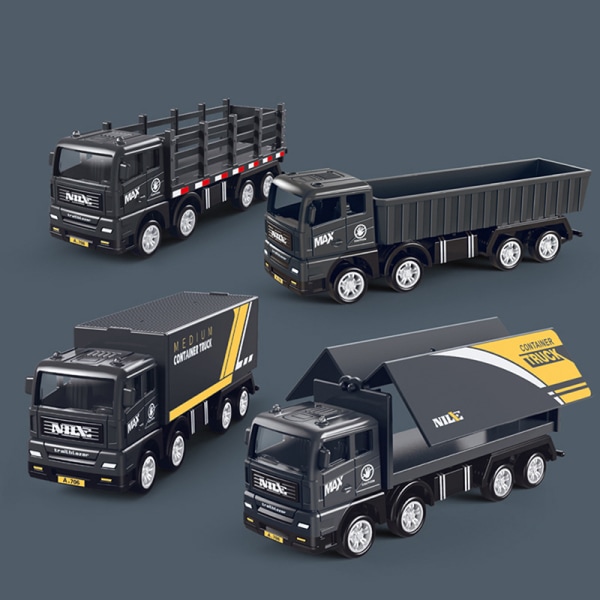 Tröghetssimulering Transportfordon Container Truck Toy A1