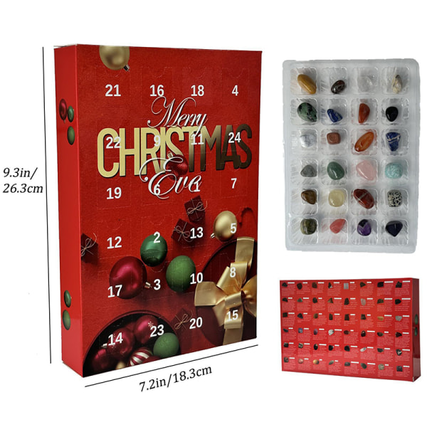 Jul adventskalender Gem blind box Julklapp F