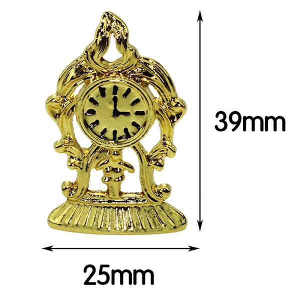 1:12 Miniatyr guldklocka dockhus DIY dockhus inredning acce