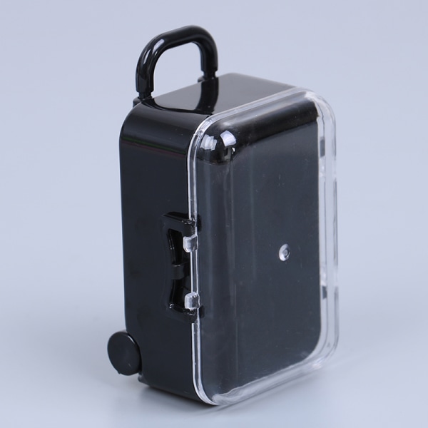 e Plastrullande resväska Bagagelåda för dockskåpsminiatyrer A7