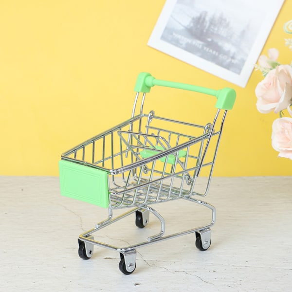 1 st Mini Shopping Cart Supermarket Handcart Shopping Cart Sto Green