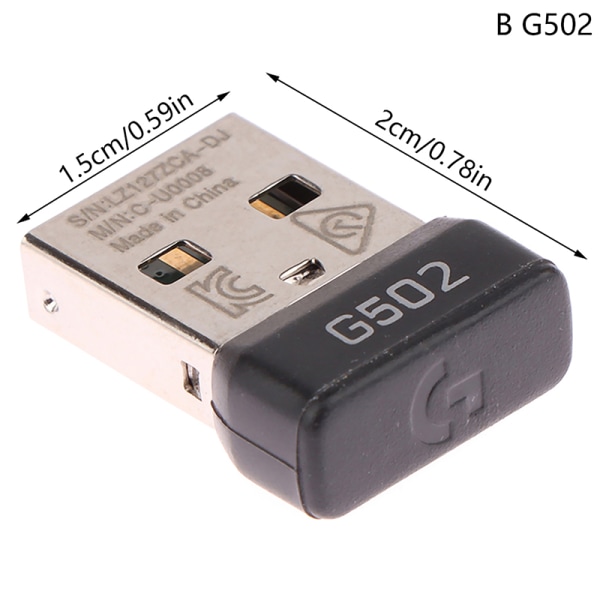 1 stycke original ny mus USB mottagare för G304 GPW G502 B