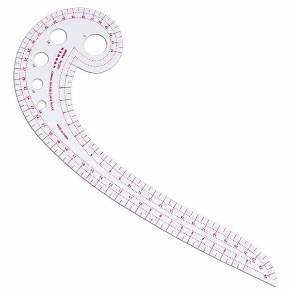 Flerfunktionslinjal för fransk kurvsömnad i plast Easy Curve Rul 3231