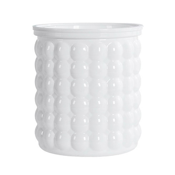 Mini Självbevattnande Blomkruka Plastkrukor Självbevattnande Kruka White