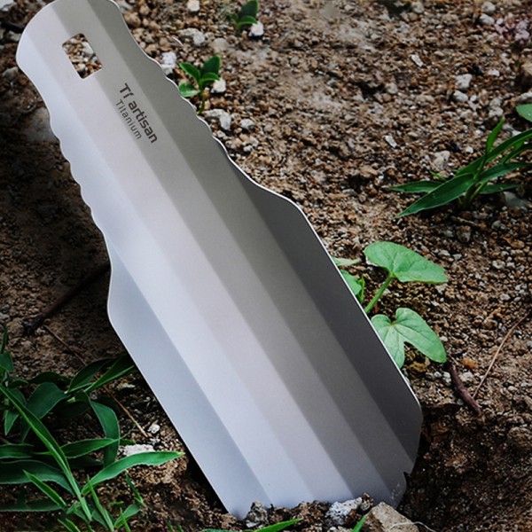 Pure Titanium Ultralight Backpacking Potty Trowel Outdoor
