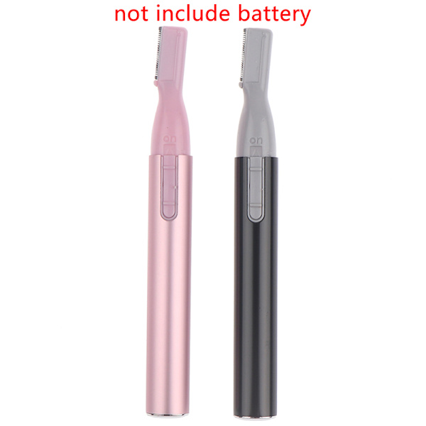 Elektrisk ansiktsögonbryn sax Hårtrimmer Mini bärbara kvinnor Pink