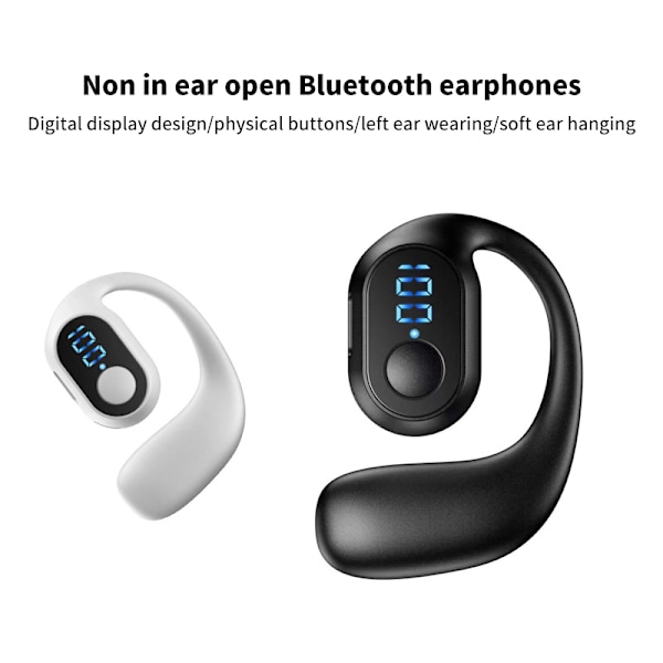 Trådlösa hörlurar med digital display och mikrofon B