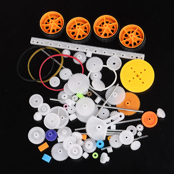 78st Växellåda leksaksrobotmotor plastutrustning DIY-modelltillbehör One Size
