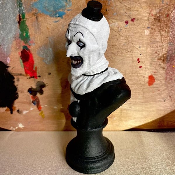 Terrifier Art The Clown Figur Skräckclown Inomhus/Utomhus Trädgård A1