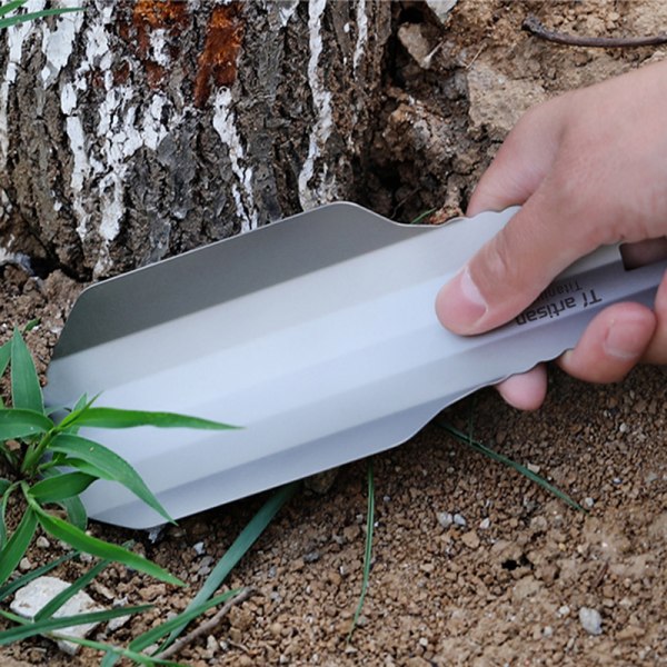 Pure Titanium Ultralight Backpacking Potty Trowel Outdoor