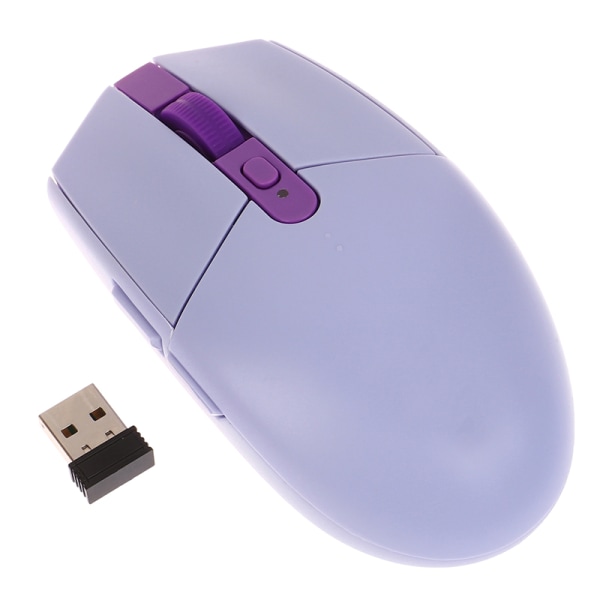 1st för G304 trådlös mus Gaming bärbar dator mus trådlös mus Purple