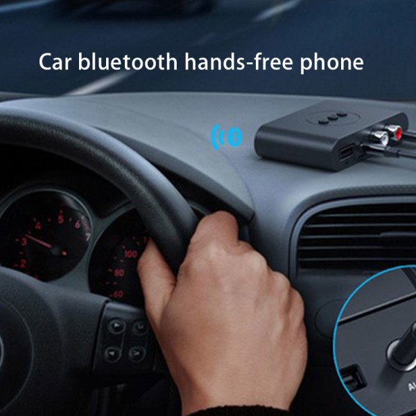 Bluetooth 5.0 Mottagare Sändare AUX NFC till 2 RCA o Adapter