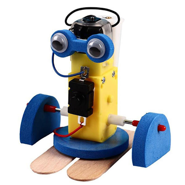 DIY Elektronisk Walking Robot Model Kit Kids School Science Edu One Size