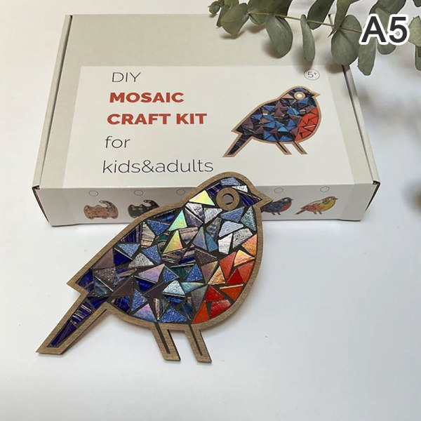 DIY Mosaic Kit DIY Mosaic Family Kit Bright Feather A5