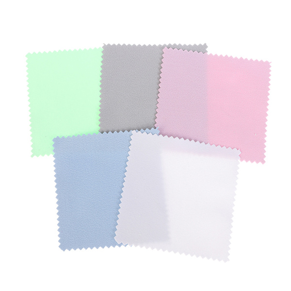 8x8cm Färg Rengöring Polerduk Tyg Av Smycken Verktyg*100 Gray
