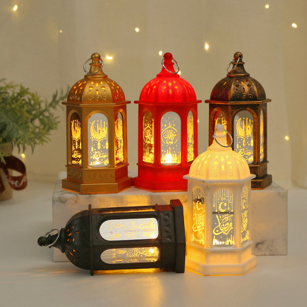 Eid Mubarak LED-vindljus Ramadan-dekorationshänge D