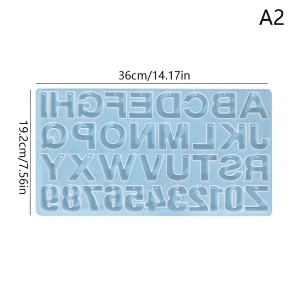 Alfabet Bokstavsnummer Form DIY Form A1