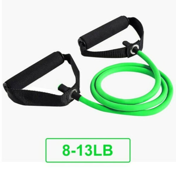 Fitness Träningslinor Dragrep Stretch Resistance Bands Elast Green