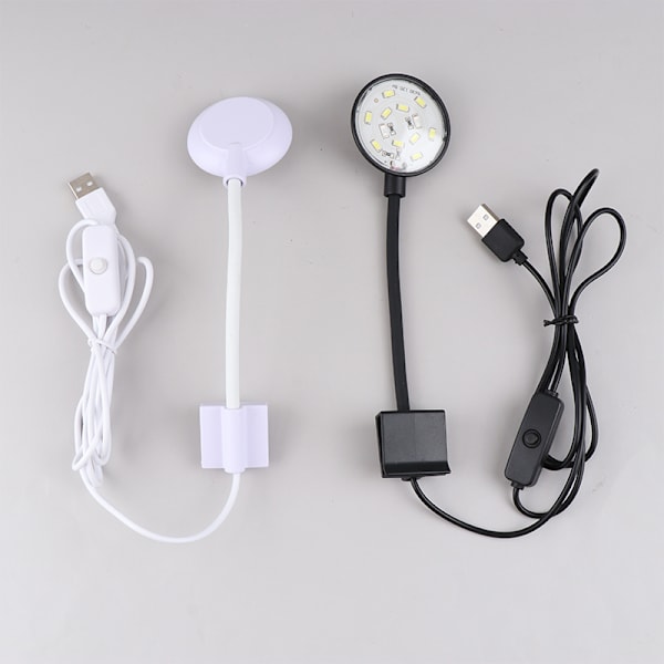 Fish Tanks Clip-on Light LED Beads Lights 360-graders rotationer White