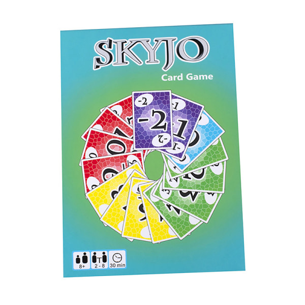 1 låda med "Skyjo Card Game" Family Gathering Game Card