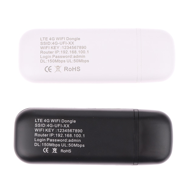 4G Router LTE Trådlös USB Dongle WiFi Router Bredbandsmodem Black