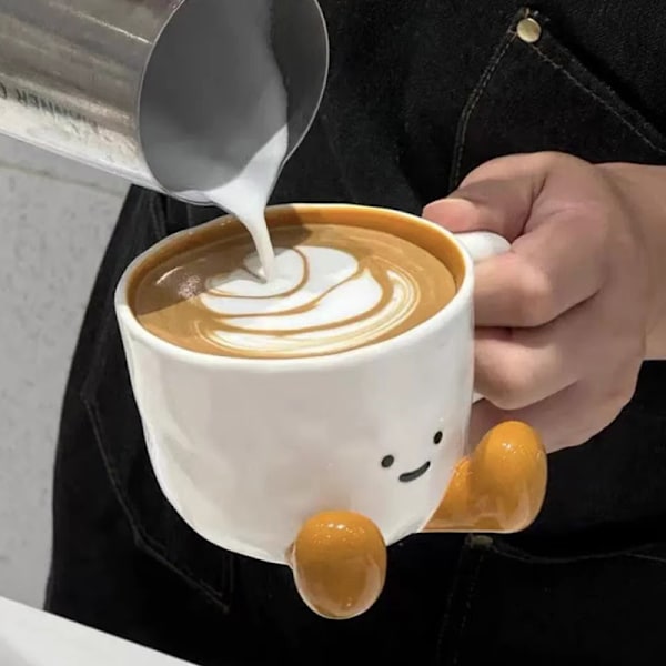 Kawaii Keramisk Mugg Intressant Kaffekopp Heminredning Mjölkmugg A1