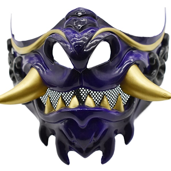 Halvmask Röd Prajnaparamita Mask Halloween Ond Djävul Fest Ma A1
