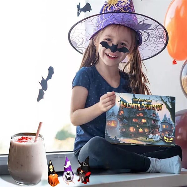 Halloween  Adventskalender Nedräkning  Docka Kit Black