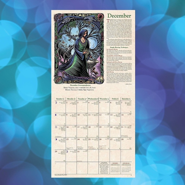 Llewellyns 2024 Witches' Calendar Calendar Väggkalender