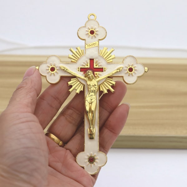 Kyrkliga reliker Jesus På Stället Kors Väggkrucifix Dekor A5