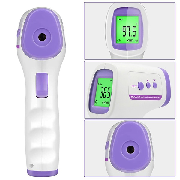 Pann digital termometer beröringsfri termometer Purple
