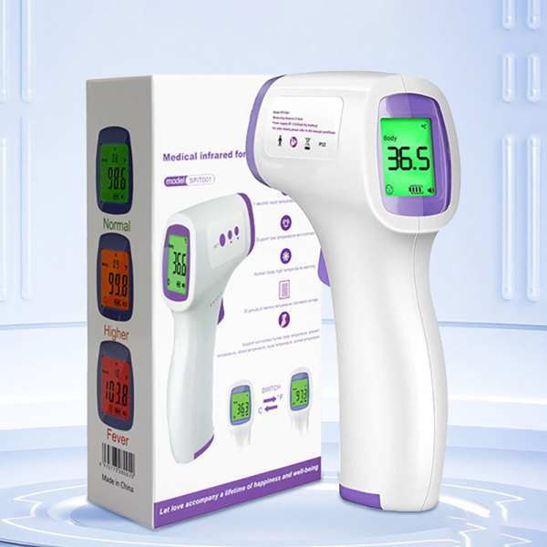 Pann digital termometer beröringsfri termometer Purple