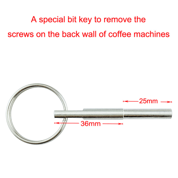 Reparationssäkerhetsverktyg för Jura Capresso SS316 Key Open Security onesize