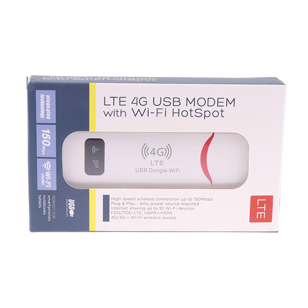 4G Router LTE Trådlös USB Dongle WiFi Router Modem Sim-kort