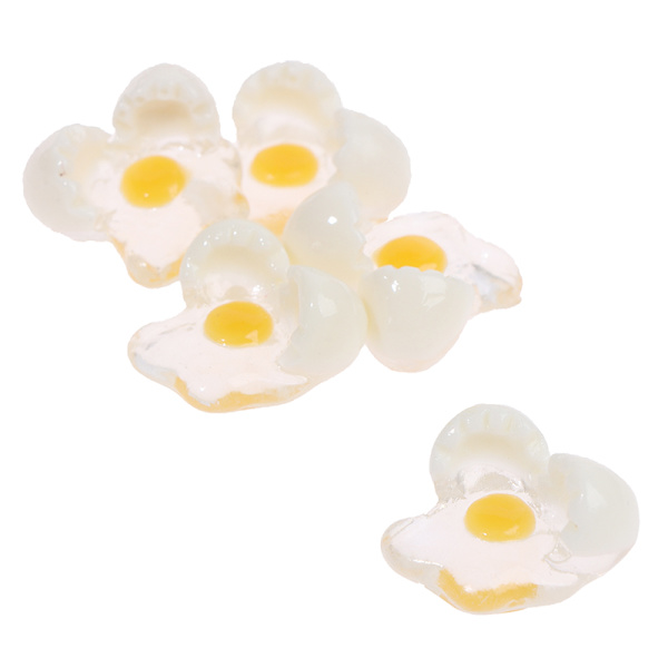 5st 1:12 Dollhouse Miniature Mini Broken Egg Model DIY Kitchen