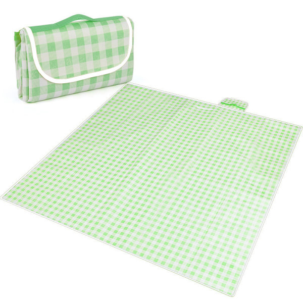 Bärbar utomhus picknickmatta Fuktsäker matta Oxfordduk A02 100x150cm