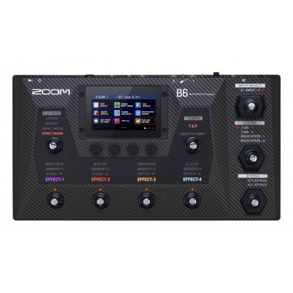 Zoom B6 - Basgitarr Multi-Effects