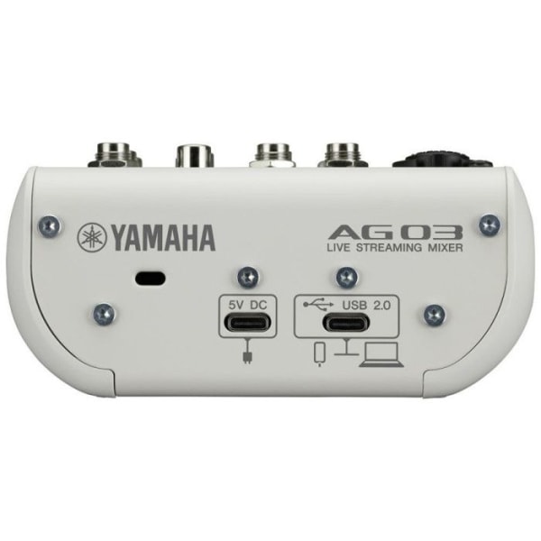 Yamaha AG03 MK2 - 3-vägs USB mixerbord - Vit