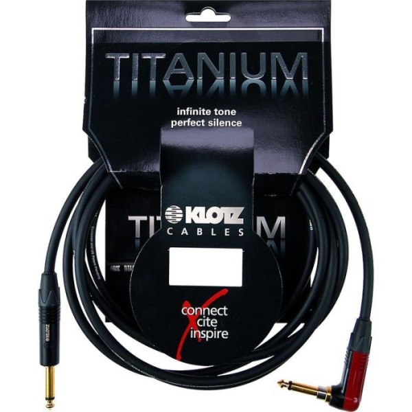 Klotz Titanium Silent TIR-0600PSP Vinklad kabel 6m