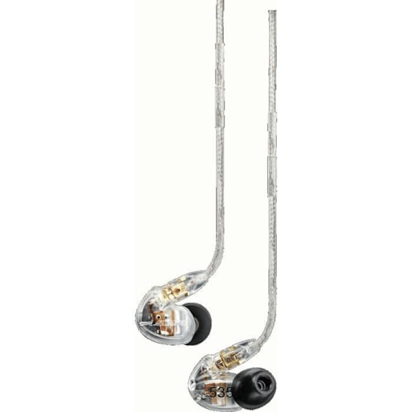 In-ear headphones - SHURE - SE535-CL - High definition - Translucent - 3 drivers