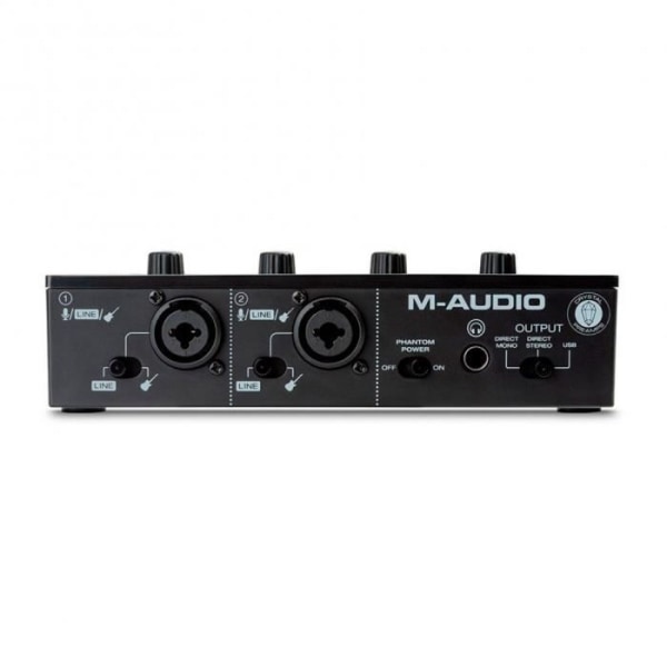 M-AUDIO MTRACK-DUO - 2-kanaligt ljudkort 2 XLR/Jack combo-ingångar