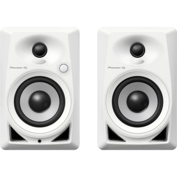 PIONEER DJ DM-40 Övervakningshögtalare Vita - 42 Watt - Basreflexsystem - DECO-teknik