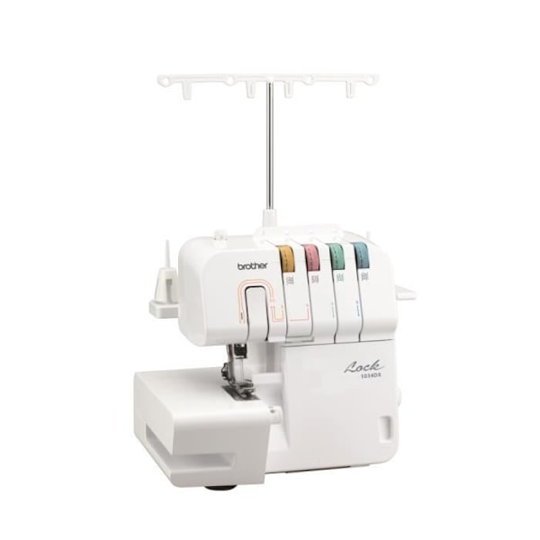 Overlocker - BROTHER - 1034DX - Enkel träning - 4-tråds overlock - Stygnbredd 5-7 mm