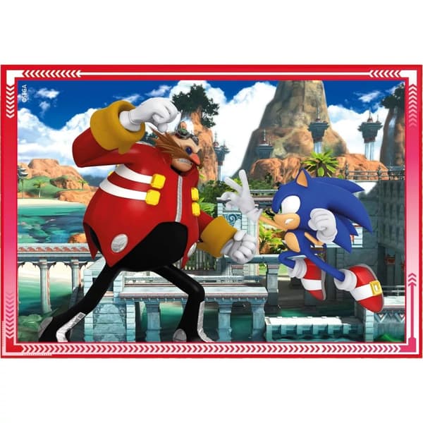 Sonic the Hedgehog 4-i-1 Pussel 12-24 bitar  Clementoni