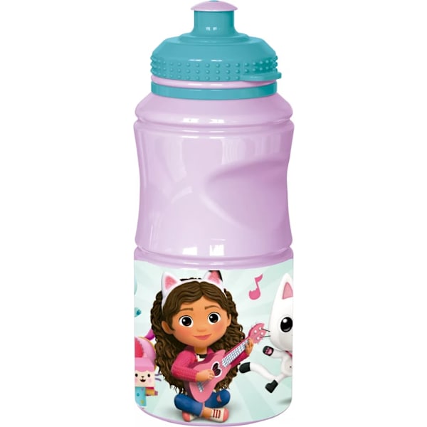 Gabbys Dockskåp Vattenflaska/Sportflaska för Barn 380ml Lila