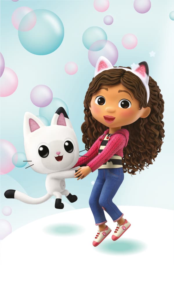 Gabbys Dockskåp Bubbles handduk, ansiktshandduk 30x50 cm