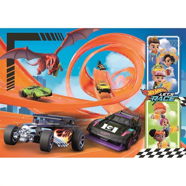 Hot Wheels Citizens 104-bitars pussel Clementoni