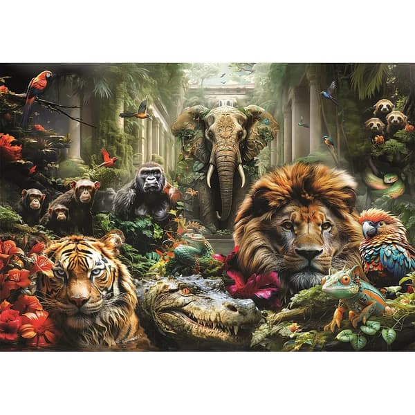 Animals Mystic Jungle 1000-bitars Clementoni pussel