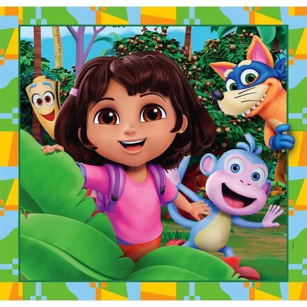 Dora Utforskaren Jungle Quest Clementoni 3x48 bitars pussel