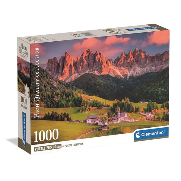 Cities Magical Dolomites 1000-bitars pussel Clementoni